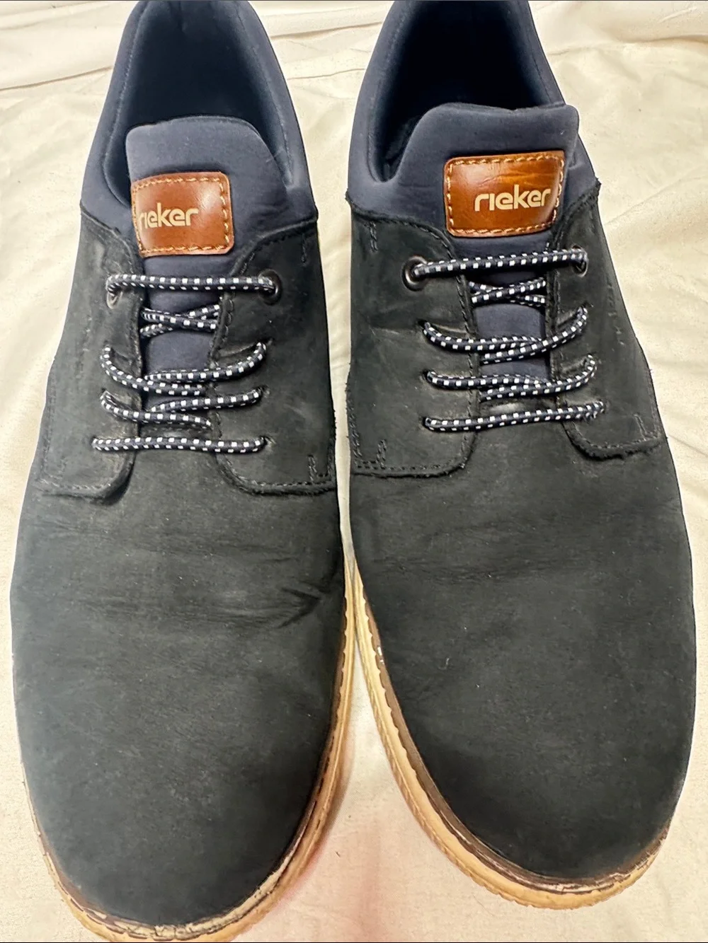 Rieker Men’s Navy Casual Lace-Up Shoes. Size44 (10.5/11).